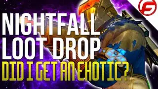Destiny Nightfall LOOT DROPS Weekly Nightfall REWARDS - Did I get an EXOTIC?