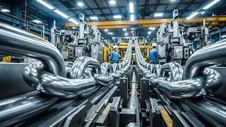 Steel Chain Manufacturing Process Step by Step | Industrial Factory Production