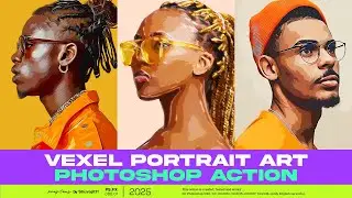 Vexel Portrait Photoshop Effect &ndash; Turn Photos into Digital Vector Art