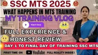 SSC MTS Training 2025 | Full ZTI Training Details Explained | #ambitiouspriyanka 