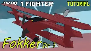 Red Baron's Fokker Dr.I | Plane Crazy - Tutorial