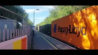 66789 'British Rail 1948-1997' & 66514 crossing paths through Warwick