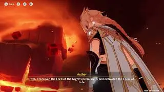Genshin Impact/Lumine met Aether and he told him the truth of Kanriah'h