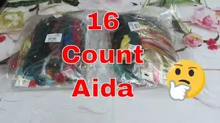 Fansells 16 Count Aida Cross Stitch Kits Review #fansells #crossstitch