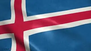Iceland Animated Flag - Free 720p Stock Footage or purchase 4k