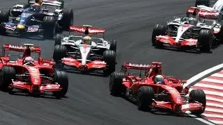 Salida Gran Premio de Silverstone 2007 F1