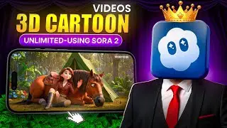 Create Pixar Style 3D Cartoon Videos Using Sora 2 (Full Course)🔥Mobile Se Cartoon Videos Kaise bnain