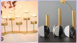 Candle Decoration pieces handmade craft items // Candle Holder Art // Art ideas