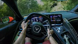 Corvette C8 PUSHED HARD On Backroads! *POV Driving*