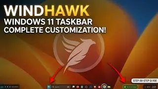 Customize Your Windows 11 Taskbar Using Windhawk | Give It a Fresh New Look