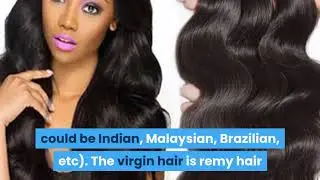 What is virgin brazilian hair?
