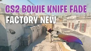 Bowie Knife Fade | CS2 Skin Showcase #196