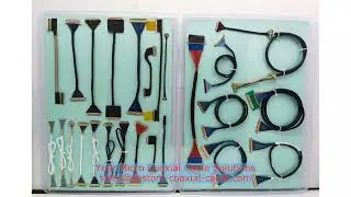 micro coax ultrasound cable TDR impedance test I-PEX 20496-050T-30 micro-coax assembly supplier Pola