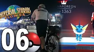 Pokemon GO - Part 6 - STOPPED BY SECURITY AT UNIVERSAL STUDIOS!