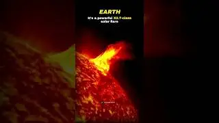 Strongest solar flare of 2025! 💀😨 #Shorts #Space #Universe #Sun #SolarFlare #Science