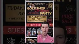 Next Friday! #golf #springfieldoh #springfieldcc #christmasgolf