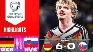 Германия против Словакии (6-0) Лучшие моменты | Квалификация чемпионата мира | Германия против Сл...