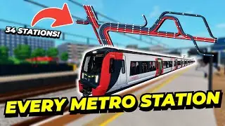 Visiting Every METRO Station in the FASTEST Time!
