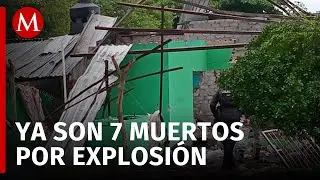 Se elevan a siete los fallecidos por explosi&oacute;n en Apatzing&aacute;n; solo hay una v&iacute;ctima identificada