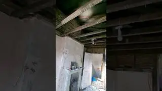 When you uncover the vaulted ceiling of dreams 😍 #bathroomremodel #renovation #diyprojects #diy