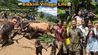 😱My First Village Life Experience on Sikkim || true struggle B Crazy ❣️
