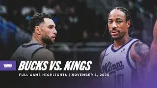 Kings vs. Bucks FULL TEAM HIGHLIGHTS | 11.1.25