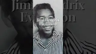 Evolution of Jimi Hendrix 🎸 #jimihendrix