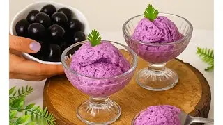 3 Ingredients Icecream |No Whipping Cream Jamun Ice Cream with Just 3 Ingredients |#easyrecipe
