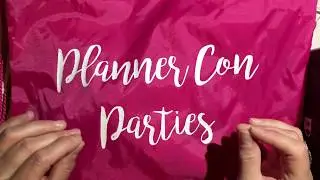 SLC Plannercon Parties Swag & Goodies Haul