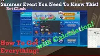 Bot Clash Summer Event | Know This To Get Free Mythical