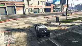 LSPD Officer Patrols High Crime Area! Traffic Stop Attempt! #gtaonline #gta5 #gta #cops #police
