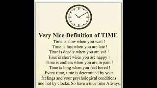 definition of time