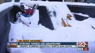 Strong winds in Frazier Park