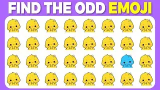 Spot the Odd Emoji Out Challenge! 🧐 Test Your Visual Skills!