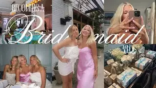 I&rsquo;m a bridesmaid! &hearts;︎ bridal brunch, nails, work |VLOG|