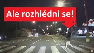 Zablokovala silnici a Myslel jsem, že nerozvážně běhají po zebrách jen děti - Videa ze silnic č. 152