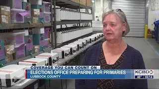 Lubbock County prepares for March primary elections, with early voting two weeks away