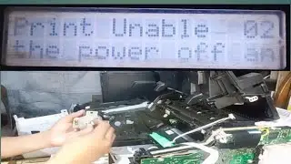 print unable 02 error #fixed #brother dcp-1615NW #printer #laser #error #change main motor