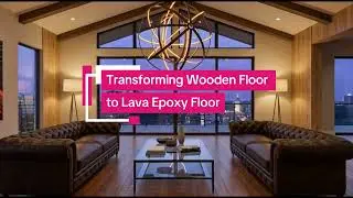 Watch a Wooden Floor Become Molten Lava Epoxy #interiordesign #lavaepoxyfloor #homerenovation #usa