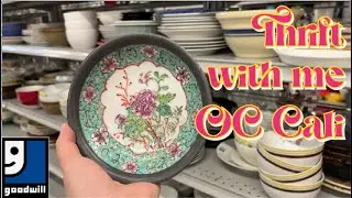 GOODWILL OC California thrift shop with me for awesome fun vintage and useful items