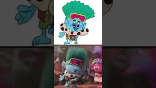 Trolls 3 drawing meme |  band together trolls trailer - try not to laugh 😂 funny art