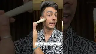 Natural Men&rsquo;s makeup|| How to Contour #contour #shorts #makeupartist #menmakeup #mensgrooming