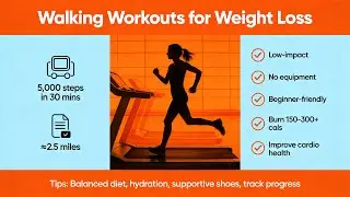 Lose Weight Fast! 5000 Steps Speed Walk &ndash; 30 Min Fat Burn Challenge