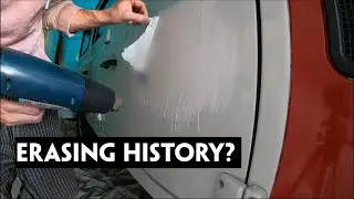 Removing Vinyl Graphics from the Defender