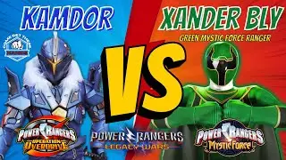 Power Rangers Legacy Wars | Kamdor Vs Green Mystic Force Green Ranger Xander Bly Gameplay