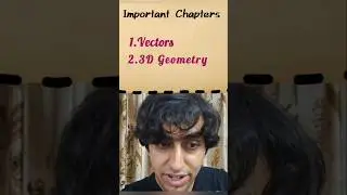 Maths High Weightage Chapters🔥#jee#jeemaths#jee2026#jee2027#jeemains2026#iit#pw#shorts#jeewallah
