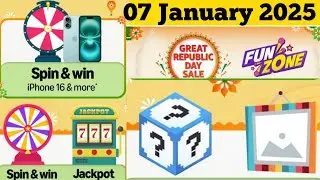 Amazon Great Republic Day Sale iphone 16 Quiz AnswerAmazon Republic Day Pictionary Quiz Answer Today