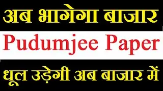 Pudumjee Paper share latest news today / अब भागेगा ताबड़तोड़ ये शेयर