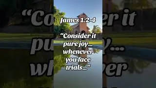 &ldquo;James 1:2-4 &ndash; Trials Build Faith and Endurance! 🙌✨ #BibleVerse&rdquo;