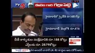 Budget Might Supress TS Water & Power Problems | Etela's Budget Speech : TV5 News